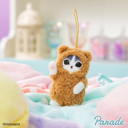 Japan Mofusand Pajamas Series | Mofusand Cat Wearing Animal One Piece Pajamas Cute Plush Doll Keychain - Kawaii items Room Decoration Doll