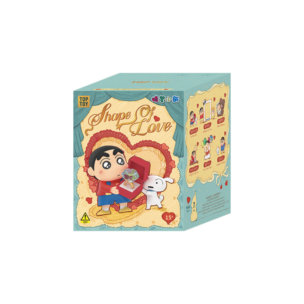 TOPTOY Crayon Shin-chan Shape of Love Series blind box packaging