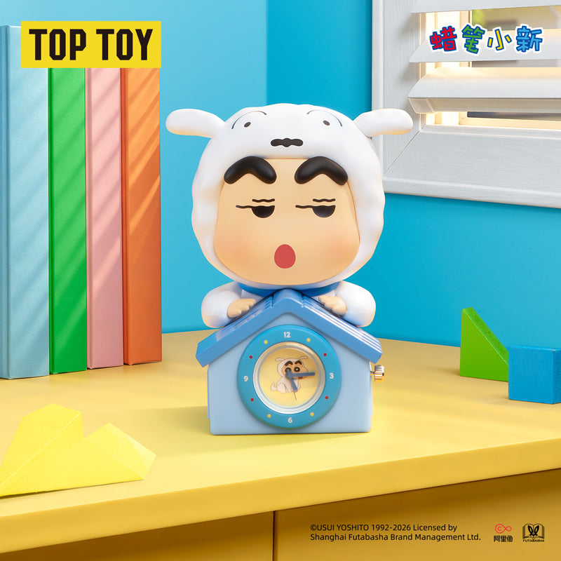 Tick-Tock Dog House clock figurine - Crayon Shin-chan Action Time Series blind box