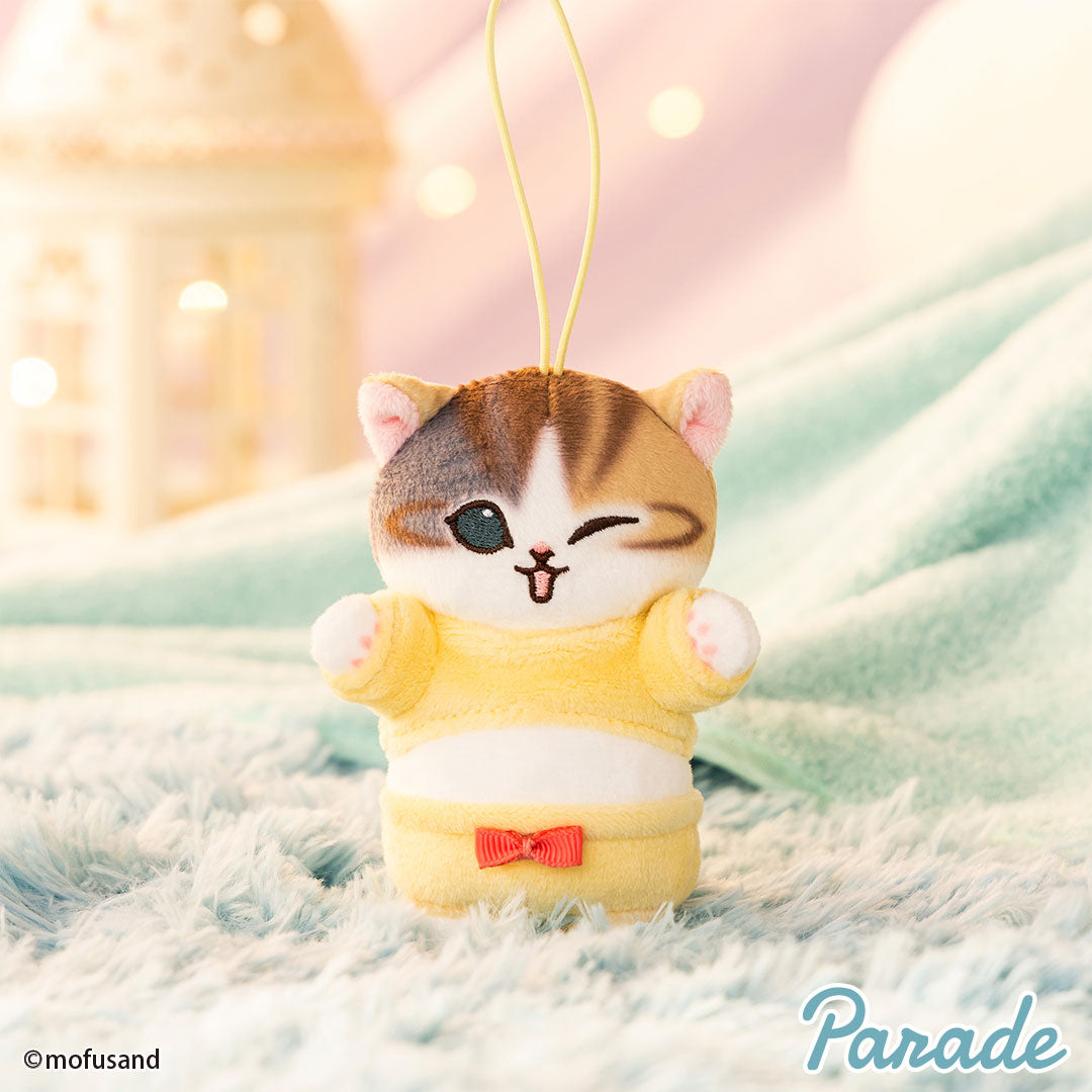 Japan Mofusand Pajamas Series | Mofusand Cat Wearing Cute Pajamas Plush Doll Keychain - Kawaii items Room Decoration Doll