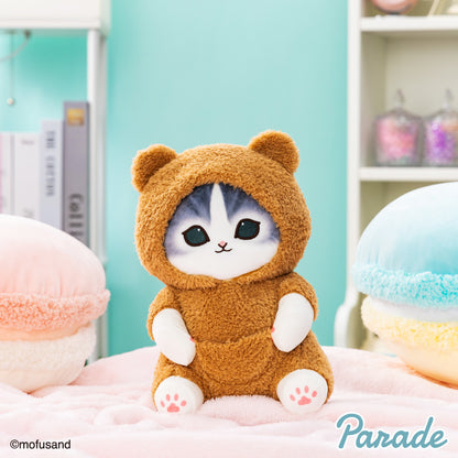 Japan Mofusand Pajamas Series | Mofusand Cat Wearing Animal One Piece Pajamas Cute Big Plush Doll - Kawaii items Room Decoration Doll