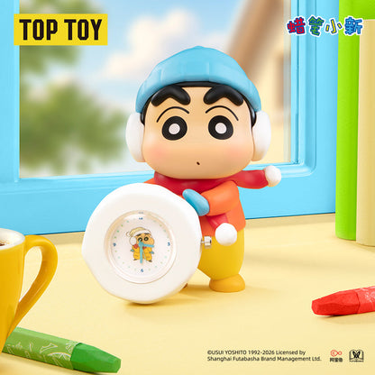 Warm Winter Moment clock figurine - Crayon Shin-chan Action Time Series blind box