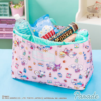 Japan ChiiKawa X Sanrio Series | ChiiKawa Hachiware Usagi Momonga Shisa Crab Cute Icon Big Shopping Bag - Kawaii items Room Decoration