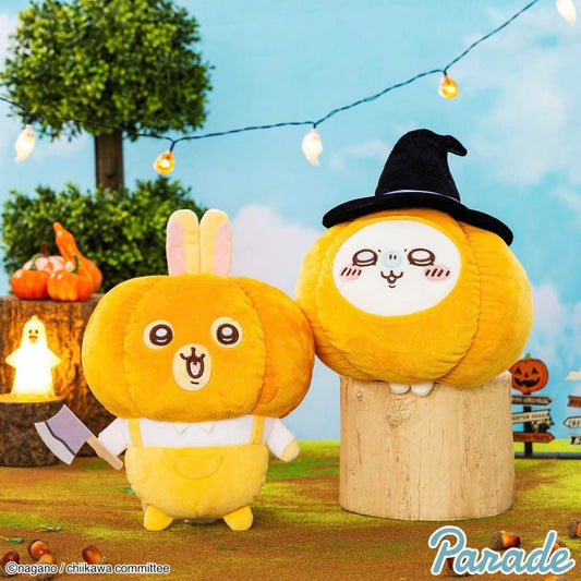 Japan ChiiKawa Halloween | Usagi Momonga Pumpkin Halloween Plush Doll - Kawaii items Room Decoration doll