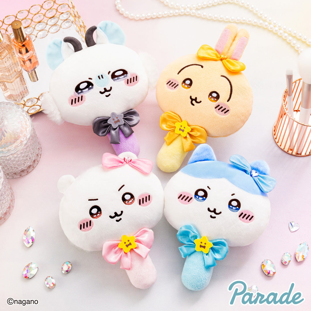 Japan ChiiKawa Magic Girl Series | ChiiKawa Hachiware Usagi Momonga Cute Plush Doll Hand Mirror - Kawaii items Room Decoration Doll