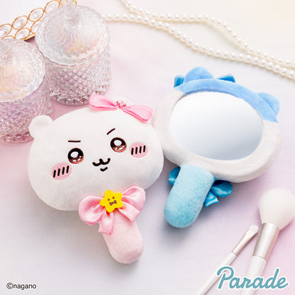 Japan ChiiKawa Magic Girl Series | ChiiKawa Hachiware Usagi Momonga Cute Plush Doll Hand Mirror - Kawaii items Room Decoration Doll
