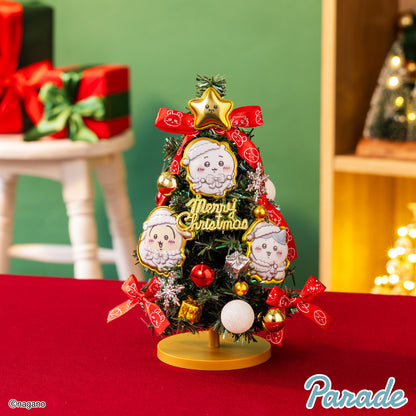 Japan ChiiKawa Christmas Series | ChiiKawa Hachiware Usagi Mini Christmas Tree with Cute Doll Decoration Item - Kawaii items Room Decoration