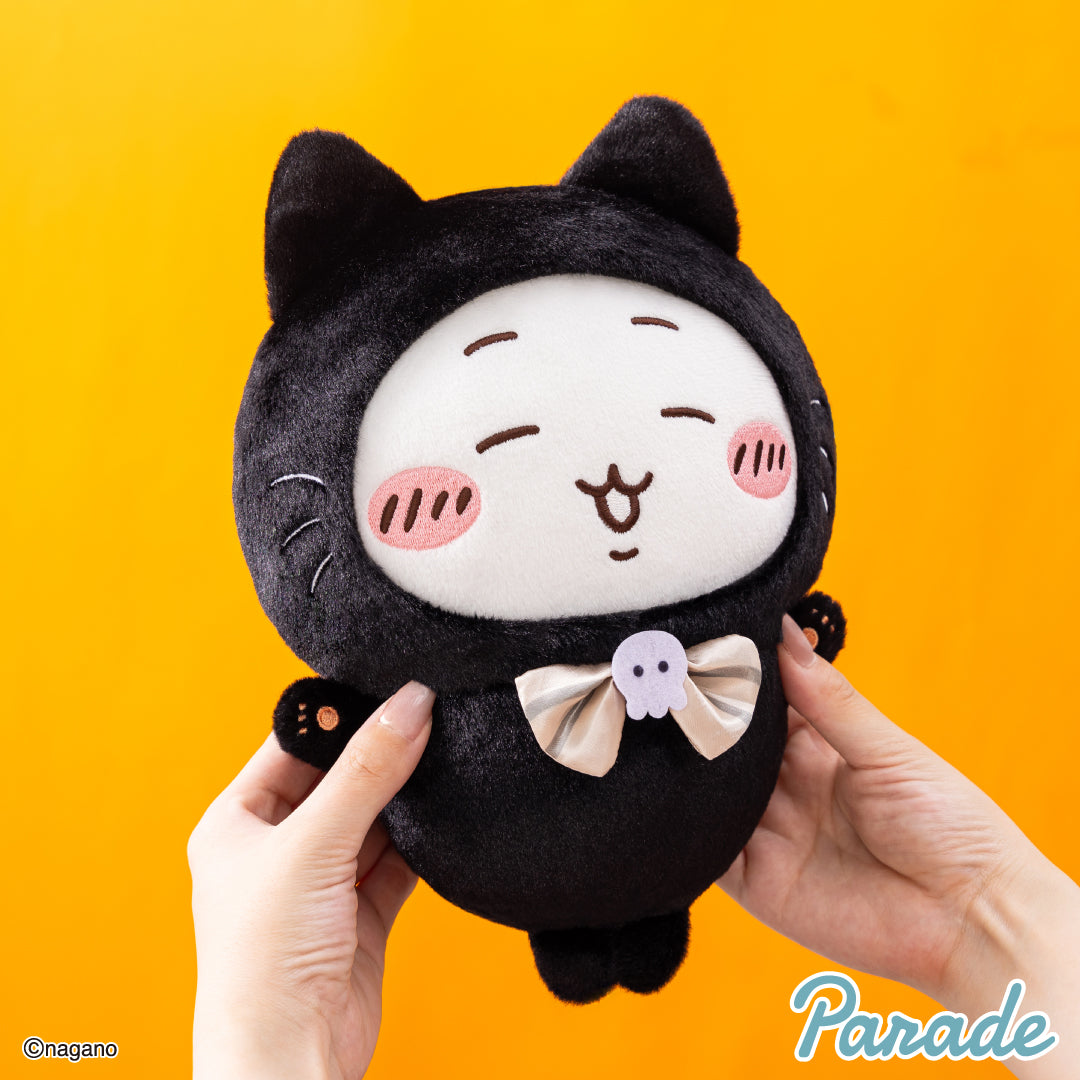 Japan ChiiKawa Halloween Series | ChiiKawa Hachiware Usagi Cute Black Cat Big Plush Doll - Kawaii items Room Decoration Doll
