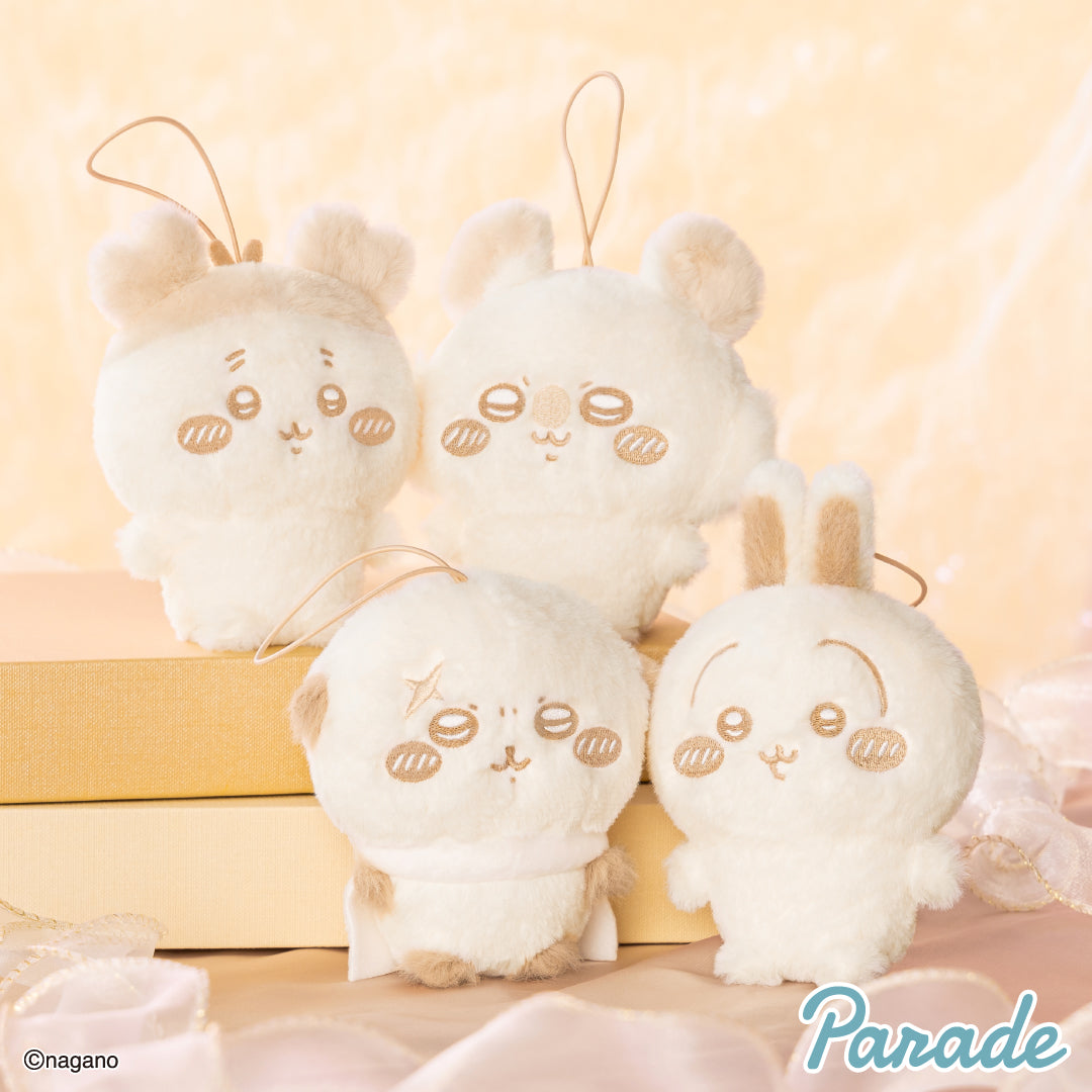 Japan ChiiKawa | Usagi Momonga Rakko Crab Milk Colour Version Cute Plush Doll Keychain - Kawaii items Room Decoration doll
