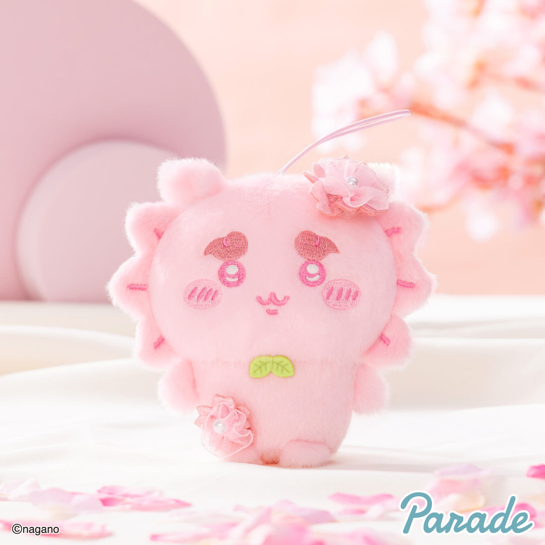Japan ChiiKawa | ChiiKawa Hachiware Kurimanju Sakura Pink Colour Version Cute Plush Doll Keychain - Kawaii items Room Decoration doll
