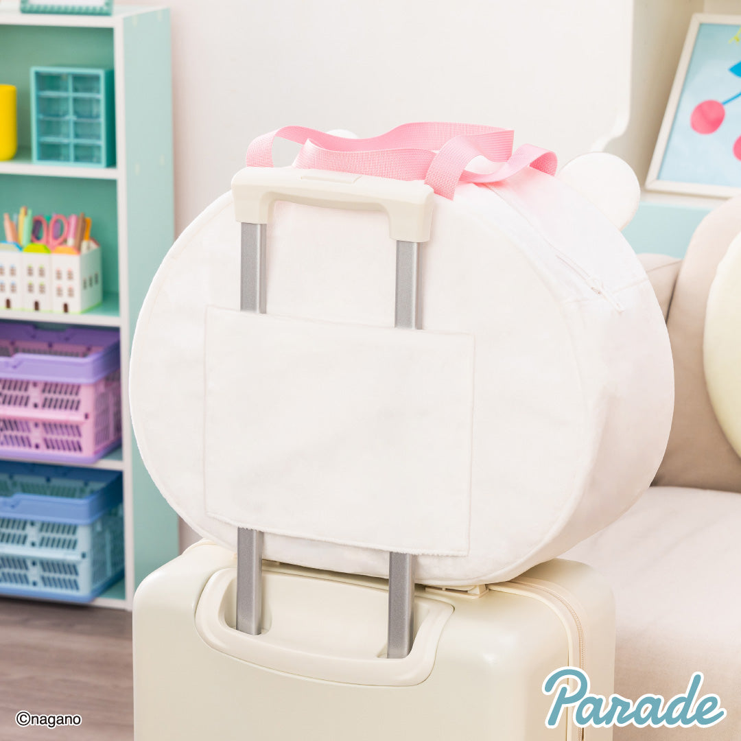 Japan ChiiKawa | ChiiKawa Hachiware Usagi Momonga Cute Face Icon Big Boston Bag - Kawaii items Room Decoration