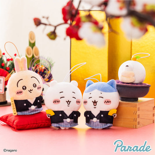 Japan ChiiKawa | ChiiKawa Hachiware Usagi Ode New Year 2026 Japanese Traditional Costume Dolls - Kawaii Items Room Decoration Dolls