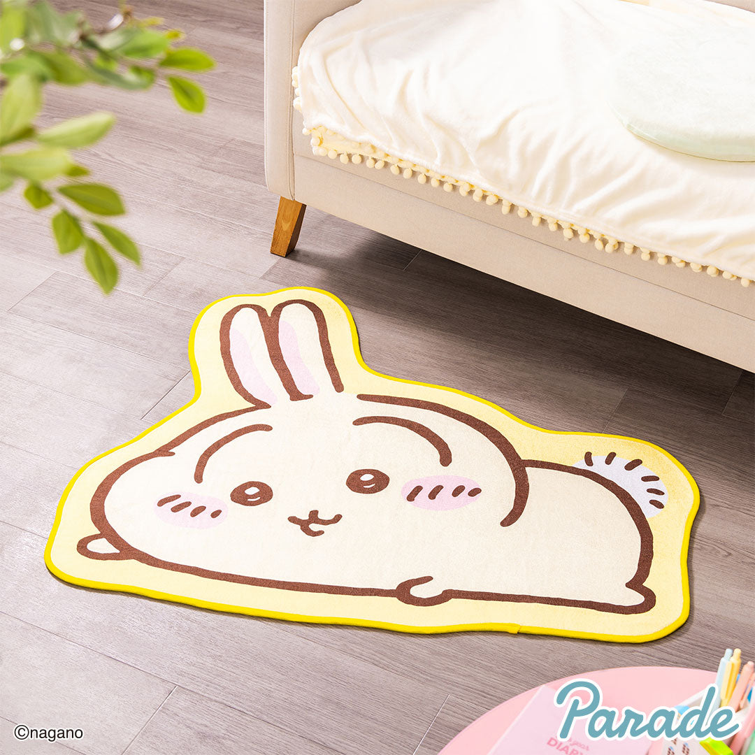 Japan ChiiKawa | ChiiKawa Hachiware Usagi Momonga Lay Down Cute Carpet - Kawaii items Room Decoration
