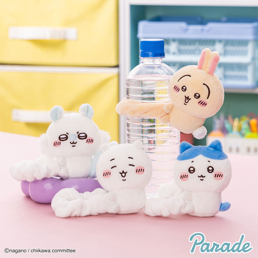 Japan ChiiKawa | ChiiKawa Hachiware Usagi Momonga Plush Doll Scrunchie - Kawaii items Hair Accessories - KawaiiGiftLand