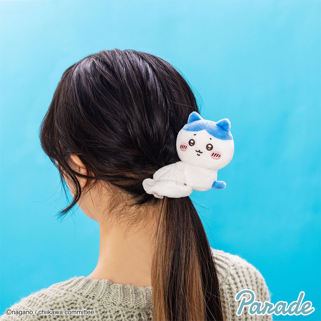 Japan ChiiKawa | ChiiKawa Hachiware Usagi Momonga Plush Doll Scrunchie - Kawaii items Hair Accessories - KawaiiGiftLand