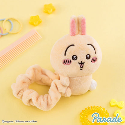 Japan ChiiKawa | ChiiKawa Hachiware Usagi Momonga Plush Doll Scrunchie - Kawaii items Hair Accessories - KawaiiGiftLand