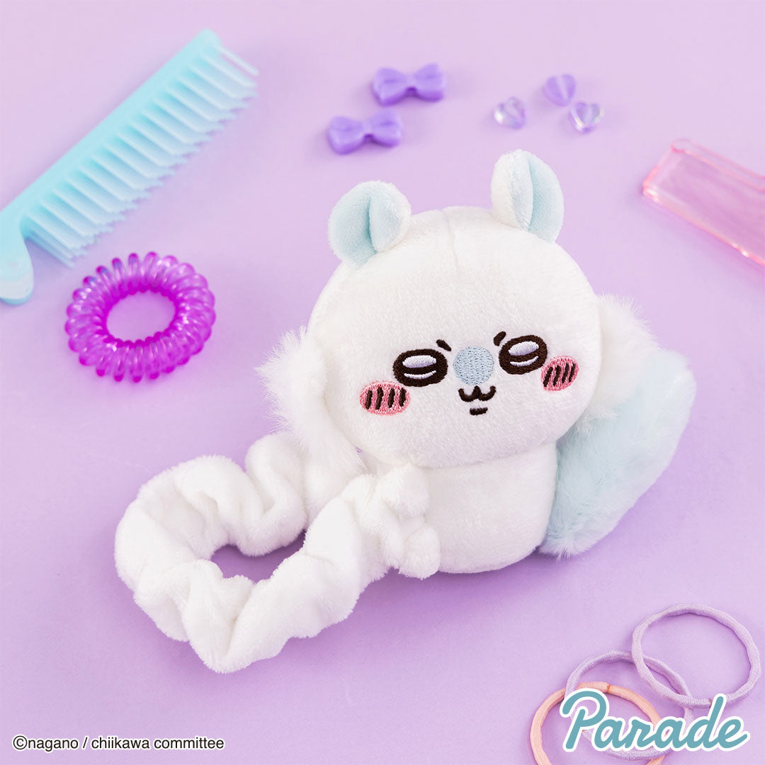 Japan ChiiKawa | ChiiKawa Hachiware Usagi Momonga Plush Doll Scrunchie - Kawaii items Hair Accessories - KawaiiGiftLand