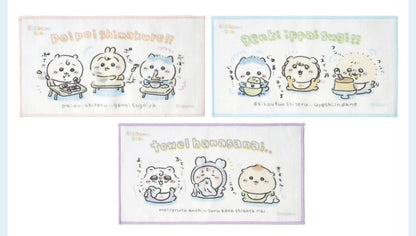 Japan ChiiKawa Baby Series | ChiiKawa Hachiware Usagi Momonga Kurimanju Rakko Shisa Crab Cute Baby Handkerchief - Kawaii items Room Decoration