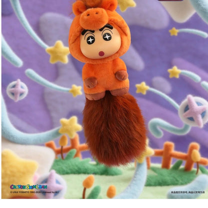 Crayon Shin-chan Big Tails Series 2 Galloping Horse plush keychain