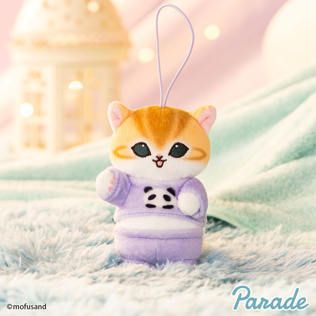 Japan Mofusand Pajamas Series | Mofusand Cat Wearing Cute Pajamas Plush Doll Keychain - Kawaii items Room Decoration Doll