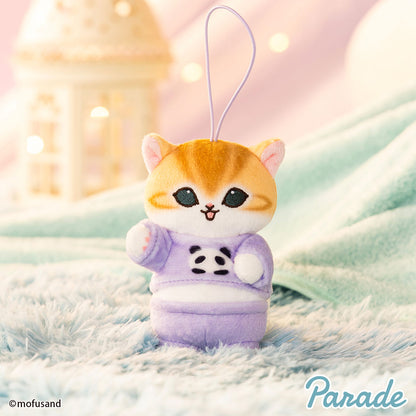 Japan Mofusand Pajamas Series | Mofusand Cat Wearing Cute Pajamas Plush Doll Keychain - Kawaii items Room Decoration Doll