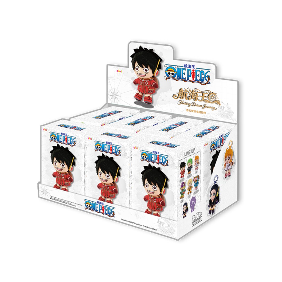One Piece Egghead Arc whole set display case with 7 boxes