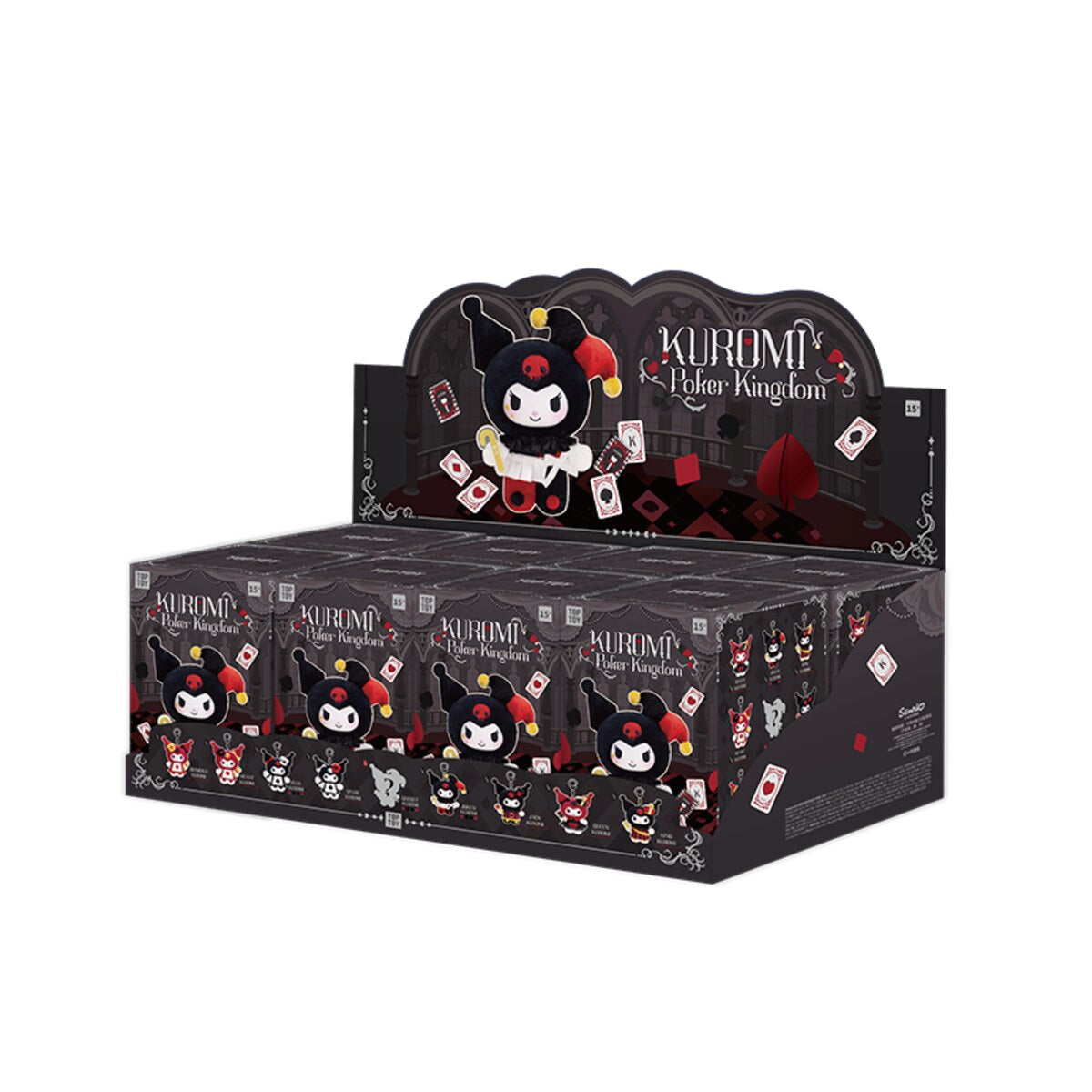 TOPTOY Kuromi Poker Kingdom Series sealed case of eight blind boxes, no repeated designs