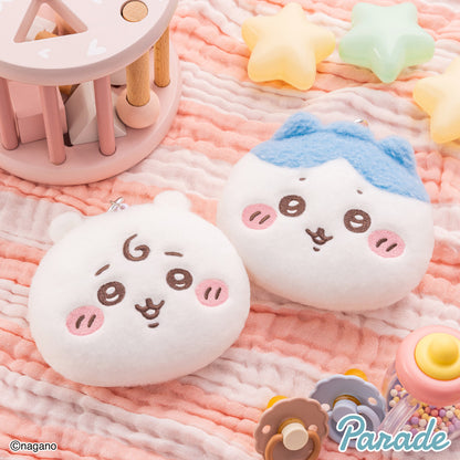 Japan ChiiKawa Baby Series | ChiiKawa Hachiware Usagi Momonga Kurimanju Rakko Shisa Crab Cute Baby Icon Plush Doll Card Holder Keychain - Kawaii items Room Decoration Doll