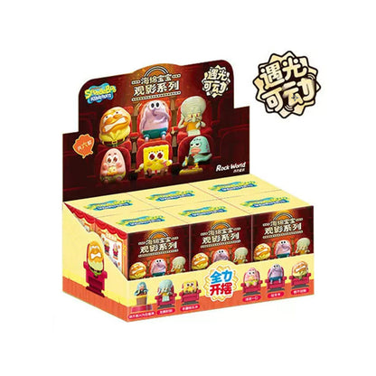 SpongeBob SquarePants Movie Night Series full display case with all six designs