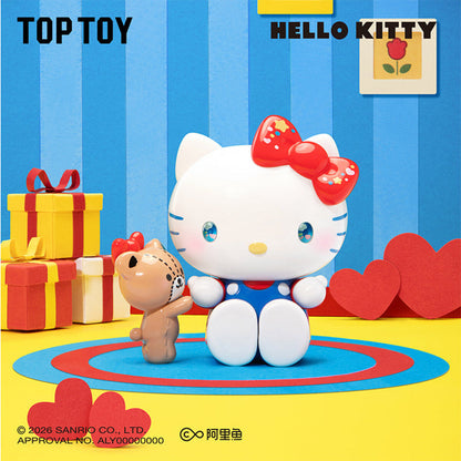 Hello Kitty Classic Revival Series figure - Grow With Apples design with apple height chart