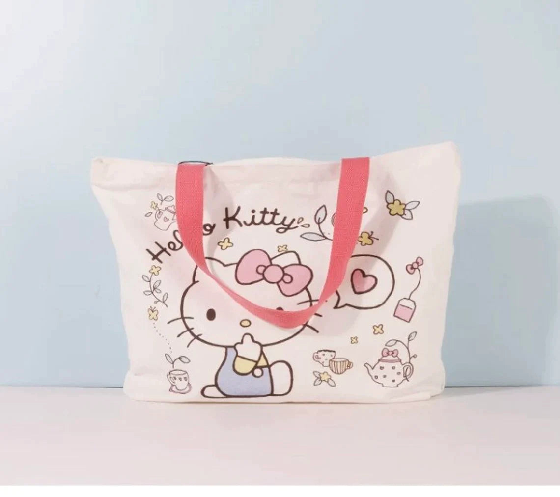 Free Gift : Sanrio Hello Kitty Tote Bag with Zipper