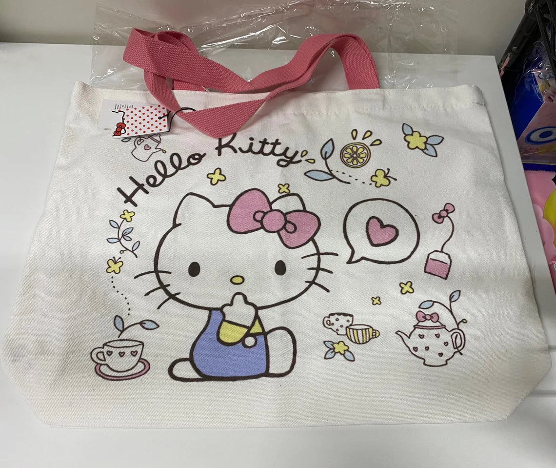 Free Gift : Sanrio Hello Kitty Tote Bag with Zipper