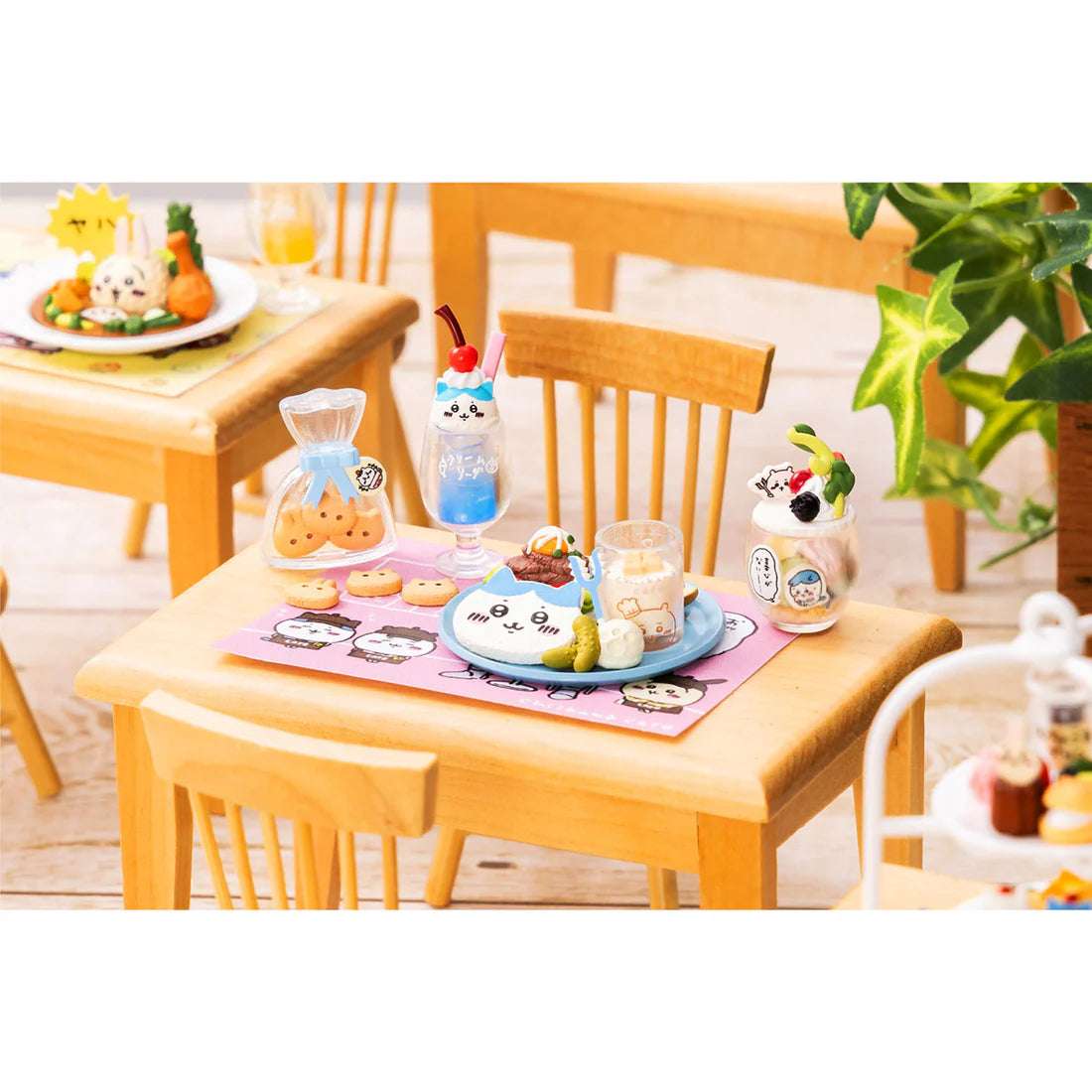 Japan Chiikawa Miniature Serise | Chiikawa Cafe Mini Figure Collection (8 types) 8Pack BOX - Kawaii Miniature World Doll Room