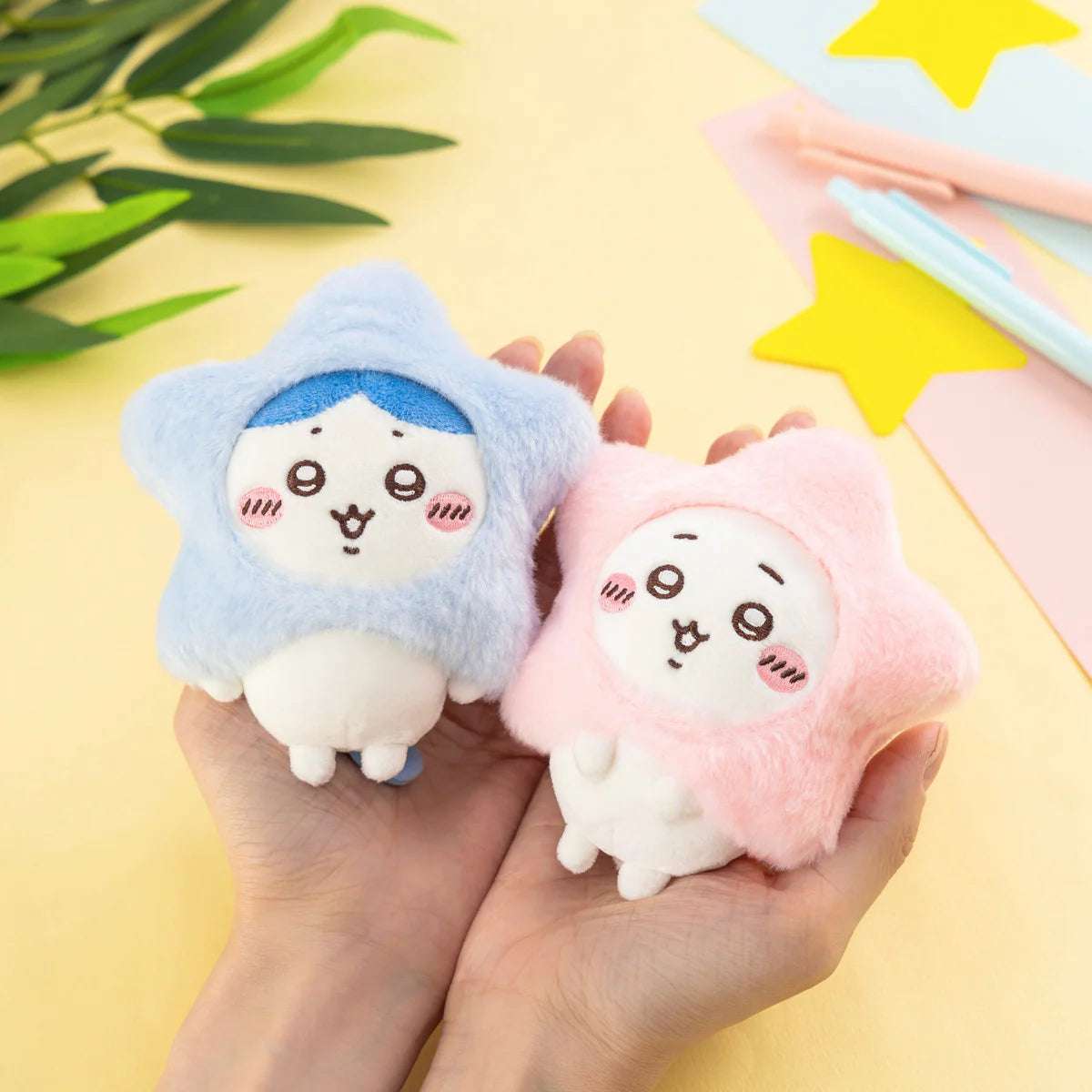 Japan ChiiKawa Make A Wish Shooting Star Series | ChiiKawa Hachiware Usagi Momonga Kurimanju Rakko Shisa Crab Cute Plush Doll Keychain - Kawaii items Room Decoration doll