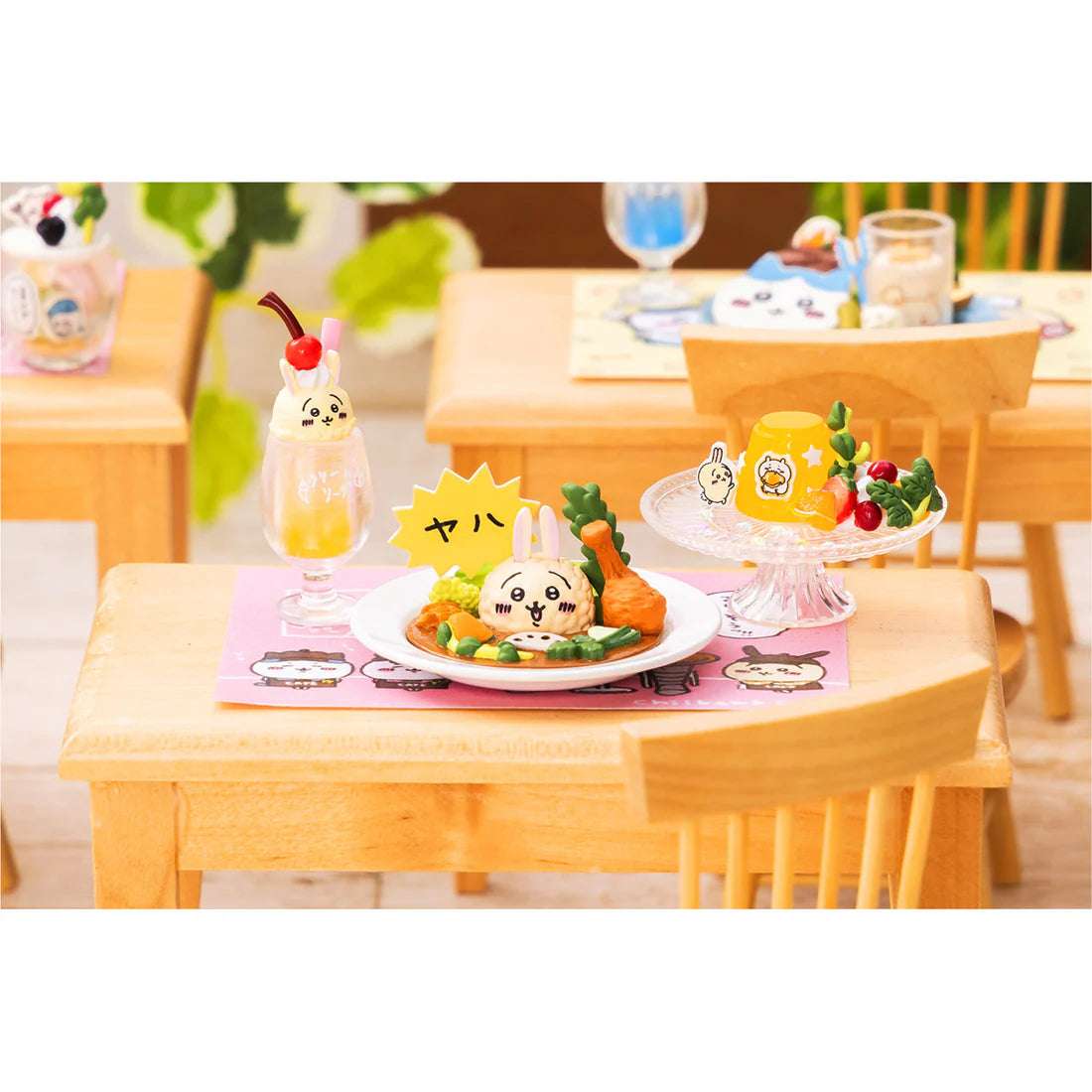 Japan Chiikawa Miniature Serise | Chiikawa Cafe Mini Figure Collection (8 types) 8Pack BOX - Kawaii Miniature World Doll Room