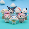 Handmade Wool Felt DIY Craft Kit Set | Sanrio KeyChain - Hello Kitty My Melody Piano Kuromi Cinnamoroll Pompompurin Pochacco Hangyodon - Wool Felting