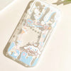 Japanese Cartoon Cinnamoroll CN with Dessert Photo Frame iPhone Case 6 7 8 PLUS SE2 XS XR X 11 12 13 14 15 16 Pro Promax 12mini 13mini