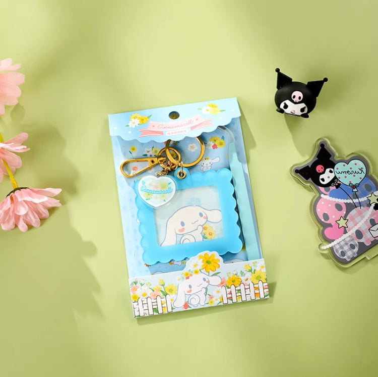 Sanrio Romantic Flower DIY Your Way Keychain Set | My Melody Kuromi Cinnamoroll Pochacco