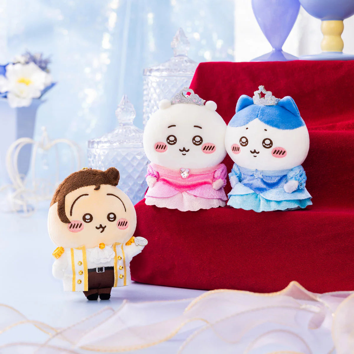 Japan ChiiKawa | ChiiKawa Hachiware Usagi 2026 Birthday Series Prince and Princess Costume Dolls - Kawaii Items Room Decoration Dolls