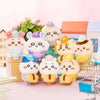[予約販売] 日本ちいかわデリバリーマンシリーズ | ちいかわ ハチワレ うさぎ モモンガ 栗まんじゅう ラッコ シーサー カニ かわいいぬいぐるみキーホルダー - かわいいアイテム部屋飾り人形