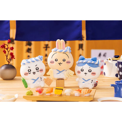 Japan ChiiKawa Sushi Restaurant Serise |  Sushi Master ChiiKawa Hachiware Usagi - Plush Doll Room Decoration