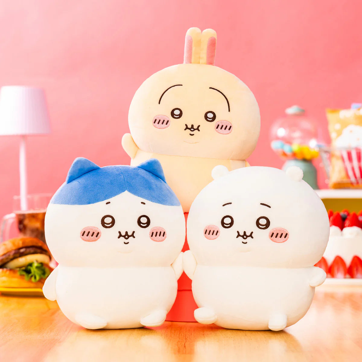 Japan ChiiKawa | ChiiKawa Hachiware Usagi Cute Fat On Hand Plush Doll - Kawaii items Room Decoration doll
