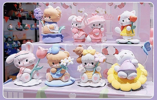Mystery Blind Box Mikko illustration Characters Flower Serise | Bear Latte Dog Souffie Kitten Mousse Rabbit Cammy Collectable Toys