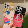 Sailormoon Sailor Moon | Handpaint RedMoon - iPhone Case iPhone 13 14 15 16 Pro Promax
