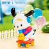 Sanrio Pochacco Skateborad with Balloons Figure Toy Collection