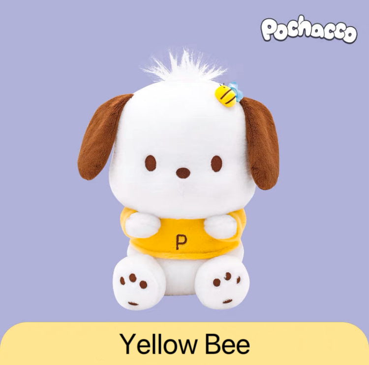 Sanrio Pochacco Uniform Bee Sporty Plush Doll | 30cm 20cm - Girlfriend Children Gift