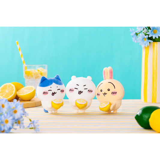 Japan ChiiKawa | ChiiKawa Hachiware Usagi Eating Lemon Plush Doll Keychain Kawaii items Room Decoration doll