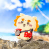 Japan ChiiKawa Shisa's Souvenir Series | Shisa's Playing Sanshin Plush Doll - Kawaii Items Room Decoration Dolls