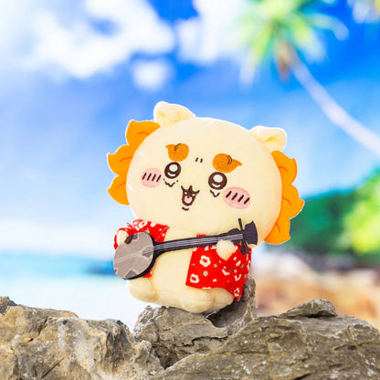 Japan ChiiKawa Shisa's Souvenir Series | Shisa's Playing Sanshin Plush Doll - Kawaii Items Room Decoration Dolls