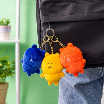 Japan Joker Bear | Joker Bear Rainbow Color Plush Doll Keychain - Kawaii items Room Decoration Doll